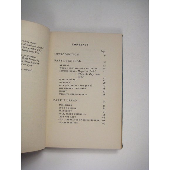 Milk and Honey Israel Explored by Mikes George Hardcover Dust Jacket FAIR - Picture 6 of 8